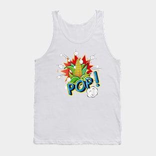 Corncob in pop art style Tank Top